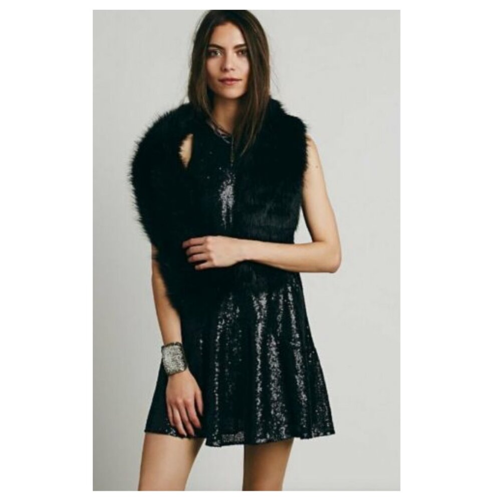 Free People Liquid Shine Mini Dress - Picture 10 of 14